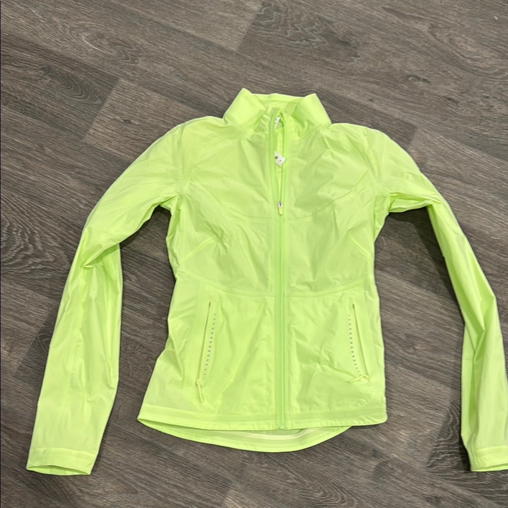 Lululemon Neon Green Jacket size 4